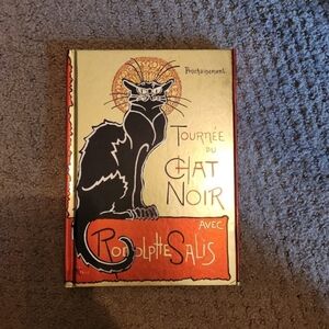 VINTAGE Steinlen: Tournee Du Chat Noir (Foiled Journal)  Flame Tree Cat